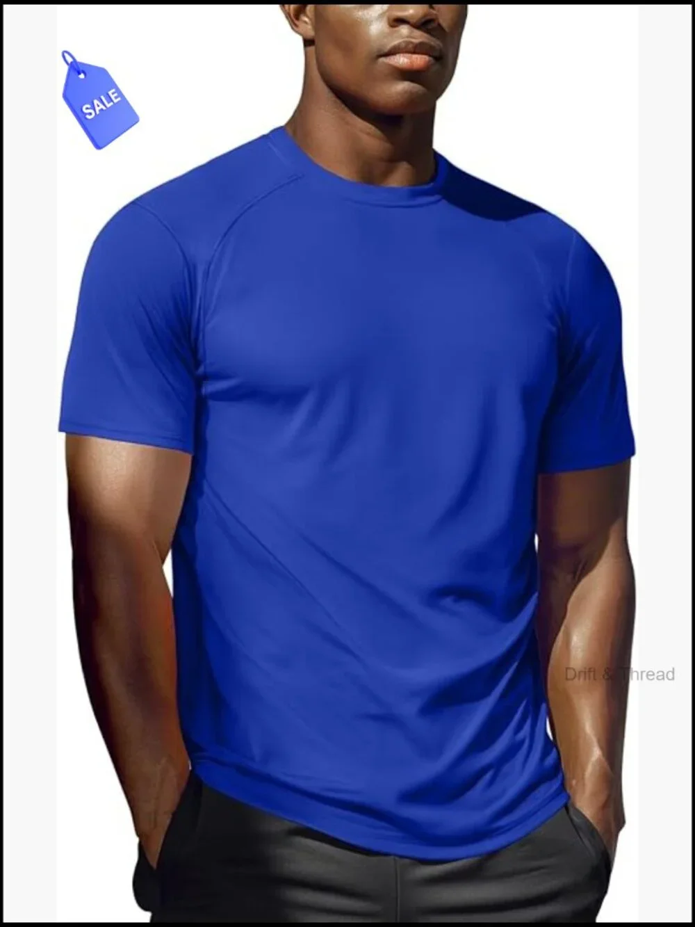 Quick Dry Moisture Wicking Athletic T-Shirt Crew Neck Short Sleeve for Gym